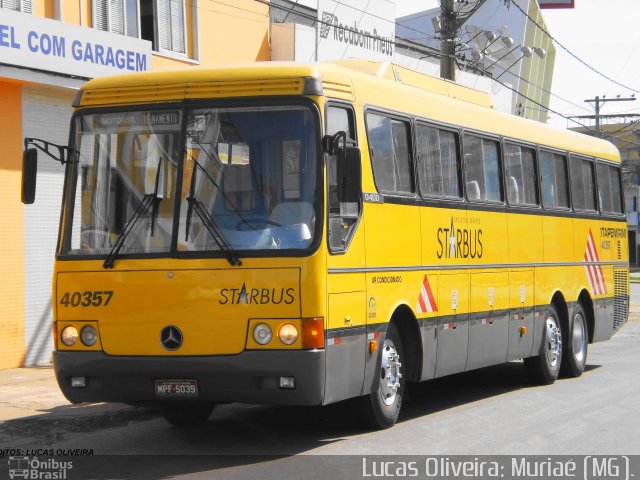 Viação Itapemirim 40357 na cidade de Muriaé, Minas Gerais, Brasil, por Lucas Oliveira. ID da foto: 2379893.