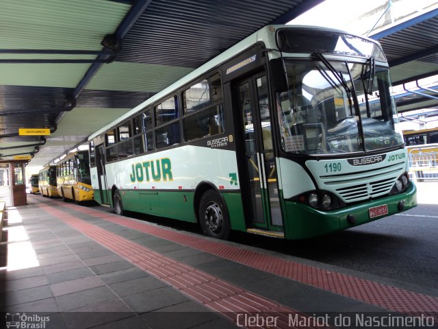 Jotur - Auto Ônibus e Turismo Josefense 1190 na cidade de Florianópolis, Santa Catarina, Brasil, por Cleber  Mariot do Nascimento. Número da foto: #2381582.