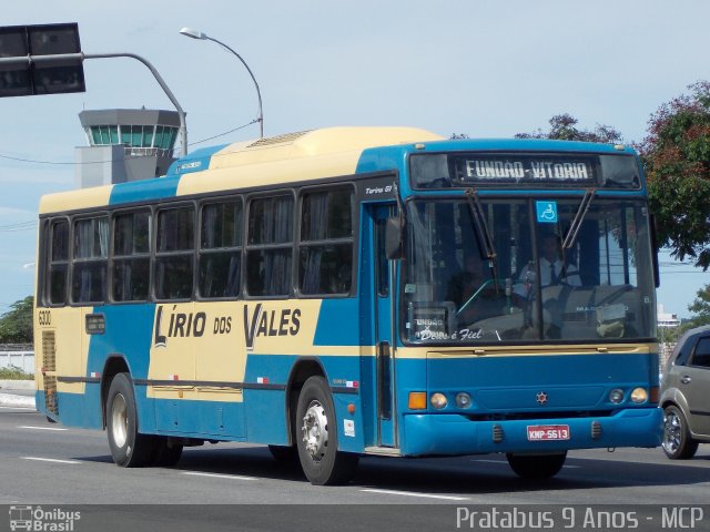 Viação Lírio dos Vales 6300 na cidade de Vitória, Espírito Santo, Brasil, por Cristiano Soares da Silva. ID da foto: 2381535.