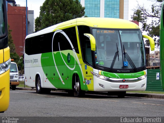 Expresso Princesa dos Campos 6346 na cidade de Curitiba, Paraná, Brasil, por Eduardo Benetti . ID da foto: 2381302.