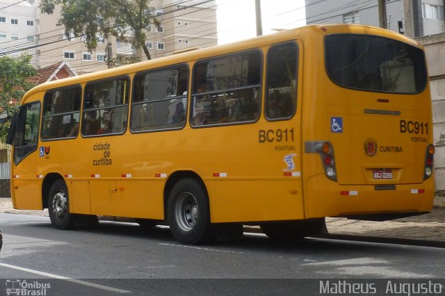 Transporte Coletivo Glória BC911 na cidade de Curitiba, Paraná, Brasil, por Matheus  Augusto. Número da foto: #2382664.