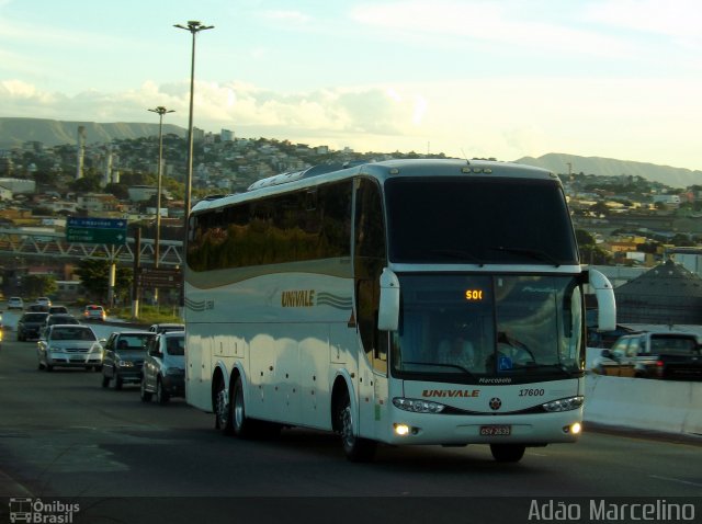 Univale Transportes 17600 na cidade de Belo Horizonte, Minas Gerais, Brasil, por Adão Raimundo Marcelino. Número da foto: #2382730.