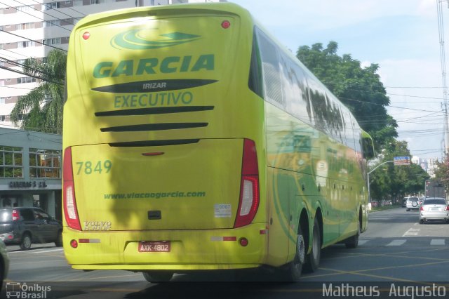 Viação Garcia 7849 na cidade de Curitiba, Paraná, Brasil, por Matheus  Augusto. Número da foto: #2382669.