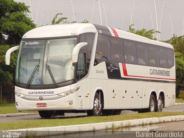 Auto Viação Catarinense 3111 na cidade de Florianópolis, Santa Catarina, Brasil, por Daniel Guardiola. Número da foto: #2382257.