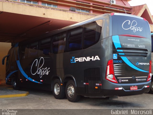 Empresa de Ônibus Nossa Senhora da Penha 53010 na cidade de Pelotas, Rio Grande do Sul, Brasil, por Gabriel  Morosoli. Número da foto: #2381517.