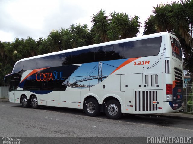 Costa Sul Turismo 1318 na cidade de Curitiba, Paraná, Brasil, por Alexandre Rodrigo. Número da foto: #2384237.