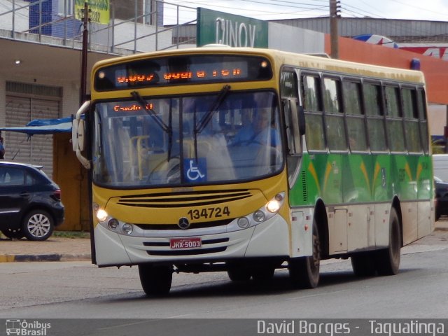 Viplan - Viação Planalto 134724 na cidade de Taguatinga, Distrito Federal, Brasil, por David Borges. Número da foto: #2384553.