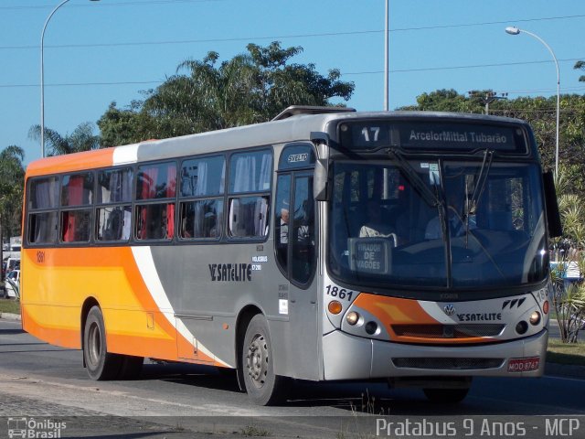 Viação Satélite 1861 na cidade de Serra, Espírito Santo, Brasil, por Cristiano Soares da Silva. ID da foto: 2383523.