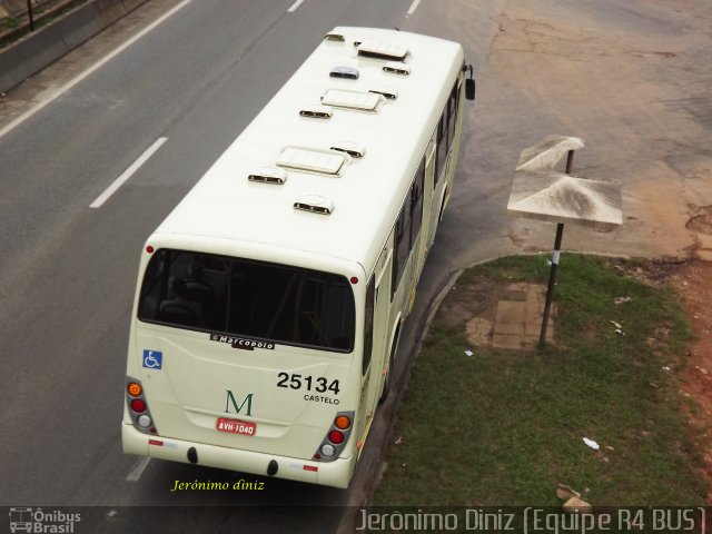 Viação Castelo Branco 25134 na cidade de Colombo, Paraná, Brasil, por Jerônimo Diniz. Número da foto: #2383956.