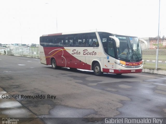 Viação São Bento Ribeirão Preto 12020 na cidade de Passos, Minas Gerais, Brasil, por Gabriel Romualdo Rey . ID da foto: 2384363.