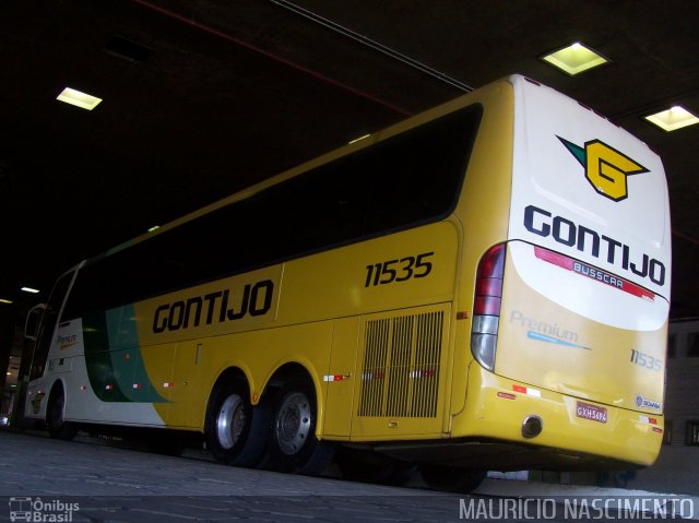 Empresa Gontijo de Transportes 11535 na cidade de Belo Horizonte, Minas Gerais, Brasil, por Maurício Nascimento. ID da foto: 2384534.