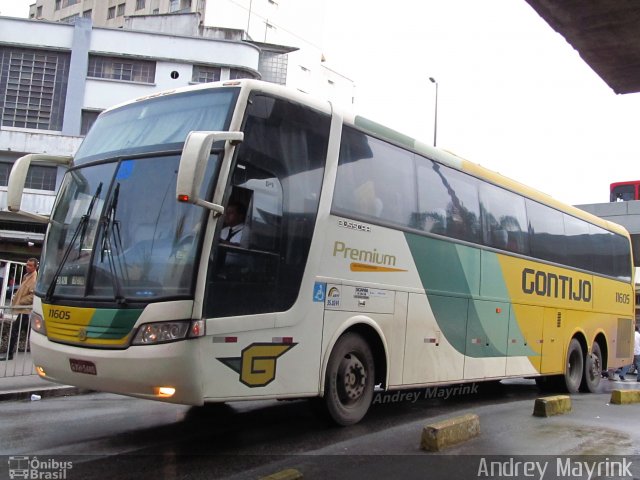 Empresa Gontijo de Transportes 11605 na cidade de Belo Horizonte, Minas Gerais, Brasil, por Andrey Gustavo. ID da foto: 2384486.