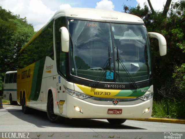Empresa Gontijo de Transportes 18730 na cidade de São Paulo, São Paulo, Brasil, por Luis Nunez. Número da foto: #2384568.