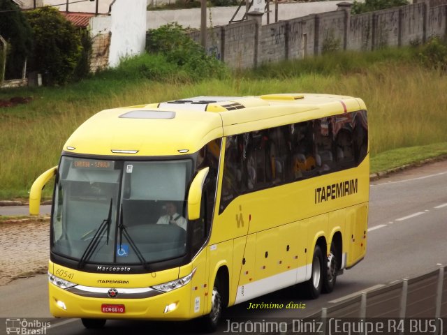 Viação Itapemirim 60541 na cidade de Colombo, Paraná, Brasil, por Jerônimo Diniz. Número da foto: #2383967.