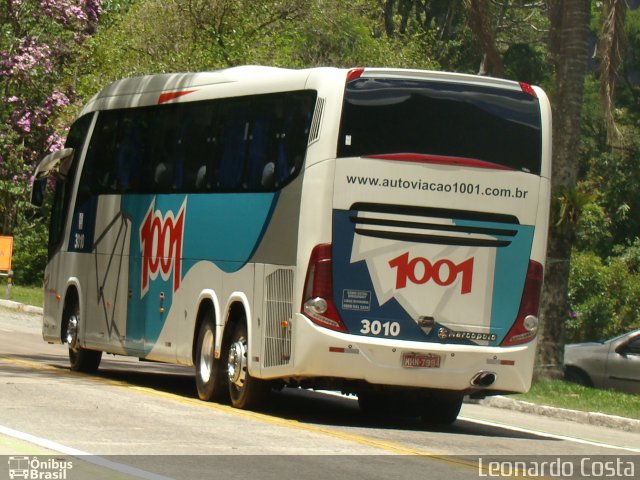 Auto Viação 1001 3010 na cidade de Teresópolis, Rio de Janeiro, Brasil, por Leonardo Costa. ID da foto: 2386306.