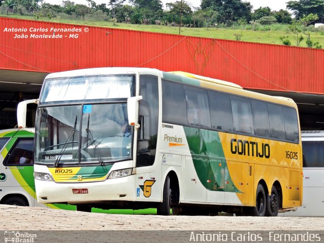Empresa Gontijo de Transportes 16025 na cidade de João Monlevade, Minas Gerais, Brasil, por Antonio Carlos Fernandes. Número da foto: #2385108.