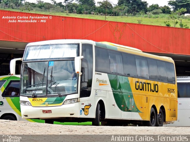 Empresa Gontijo de Transportes 16025 na cidade de João Monlevade, Minas Gerais, Brasil, por Antonio Carlos Fernandes. ID da foto: 2385108.