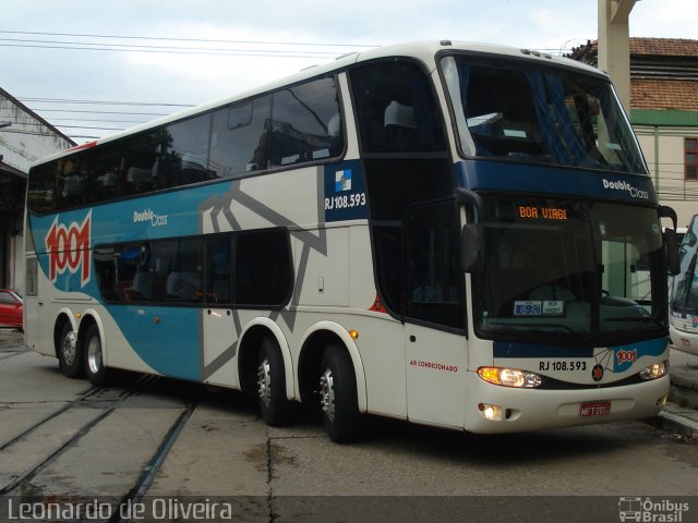 Auto Viação 1001 RJ 108.593 na cidade de Rio de Janeiro, Rio de Janeiro, Brasil, por Diego Oliveira. Número da foto: #2385277.