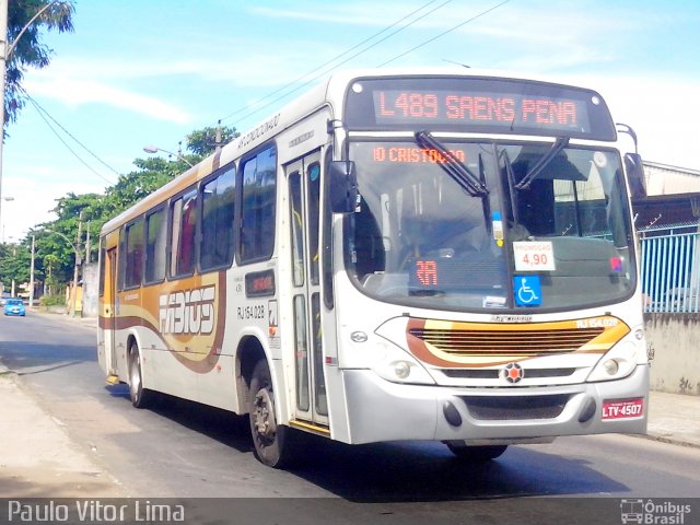 Transportes Fabio's RJ 154.028 na cidade de Rio de Janeiro, Rio de Janeiro, Brasil, por Paulo Vitor Lima. Número da foto: #2387771.