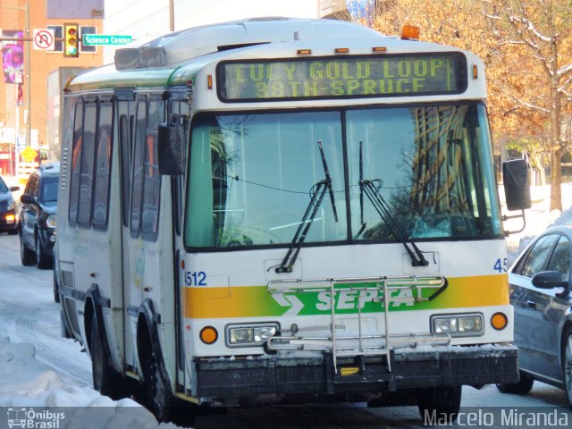 SEPTA - Southeastern Pennsylvania Transportation Autority 4512 na cidade de , por Marcelo Sousa de Miranda Júnior. ID da foto: 2387613.