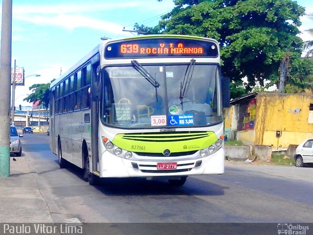 Caprichosa Auto Ônibus B27061 na cidade de Rio de Janeiro, Rio de Janeiro, Brasil, por Paulo Vitor Lima. Número da foto: #2387774.