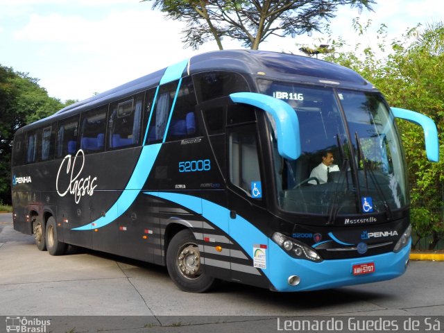Empresa de Ônibus Nossa Senhora da Penha 52008 na cidade de São Paulo, São Paulo, Brasil, por Leonardo Guedes de Sá. Número da foto: #2387333.