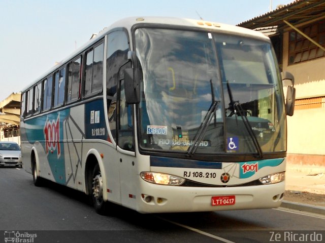Auto Viação 1001 RJ 108.210 na cidade de Rio de Janeiro, Rio de Janeiro, Brasil, por Zé Ricardo Reis. Número da foto: #2387133.
