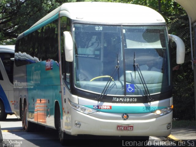Empresa de Ônibus Nossa Senhora da Penha 50020 na cidade de São Paulo, São Paulo, Brasil, por Leonardo Guedes de Sá. Número da foto: #2387319.