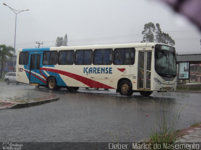 Expresso Coletivo Içarense 192 na cidade de Criciúma, Santa Catarina, Brasil, por Cleber  Mariot do Nascimento. Número da foto: #2387593.