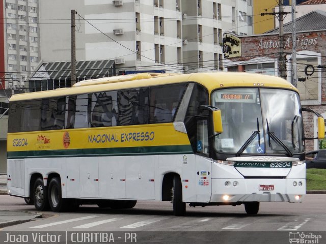 Nacional Expresso 62604 na cidade de Curitiba, Paraná, Brasil, por João Victor. Número da foto: #2388933.