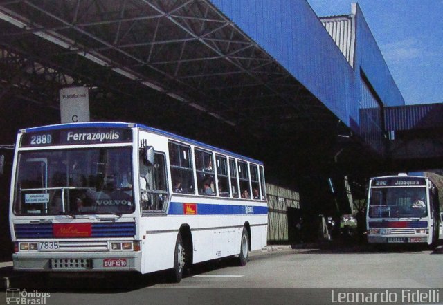 Metra - Sistema Metropolitano de Transporte 7835 na cidade de Diadema, São Paulo, Brasil, por Leonardo Fidelli. Número da foto: #2389234.