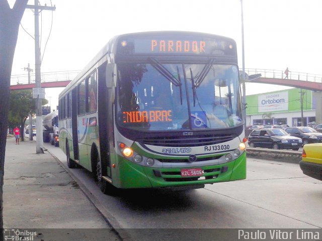 Expresso Real Rio RJ 133.030 na cidade de Rio de Janeiro, Rio de Janeiro, Brasil, por Paulo Vitor Lima. ID da foto: 2390151.