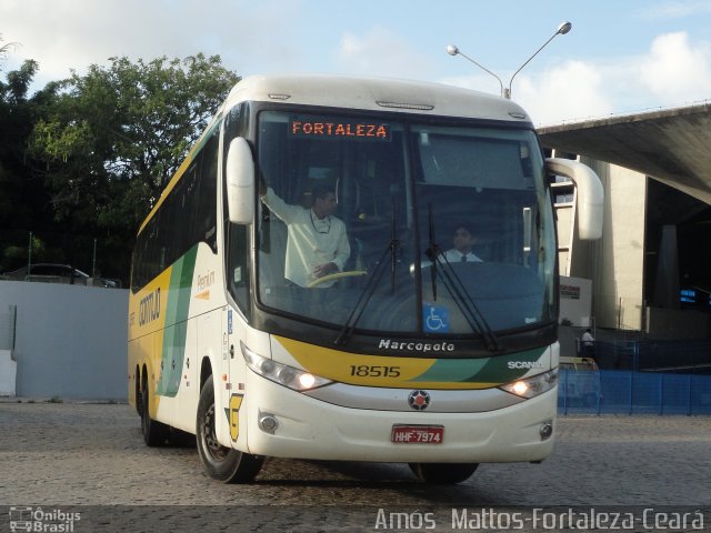 Empresa Gontijo de Transportes 18515 na cidade de Fortaleza, Ceará, Brasil, por Amós  Mattos. Número da foto: #2390078.