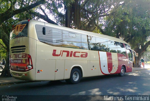 Transportes Única Petrópolis RJ 163.008 na cidade de Rio de Janeiro, Rio de Janeiro, Brasil, por Matheus Germiniani. Número da foto: #2391530.