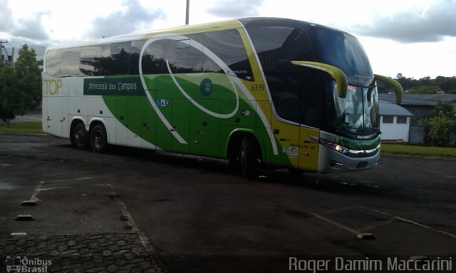 Expresso Princesa dos Campos 6339 na cidade de Pato Branco, Paraná, Brasil, por Roger Damim Maccarini. Número da foto: #2390856.