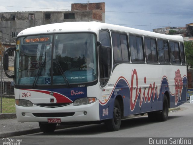 Turismo e Fretamento Orion Transportes 2404 na cidade de Taboão da Serra, São Paulo, Brasil, por Bruno Santino. Número da foto: #2390833.