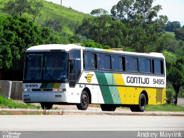 Empresa Gontijo de Transportes 9495 na cidade de Ribeirão Vermelho, Minas Gerais, Brasil, por Andrey Gustavo. Número da foto: #2345156.