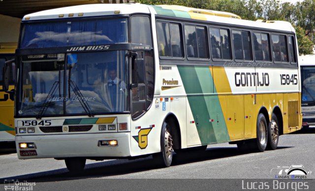 Empresa Gontijo de Transportes 15845 na cidade de Araxá, Minas Gerais, Brasil, por Lucas Borges . ID da foto: 2345237.