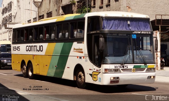 Empresa Gontijo de Transportes 11345 na cidade de Rio de Janeiro, Rio de Janeiro, Brasil, por Clovis Junior. ID da foto: 2345399.