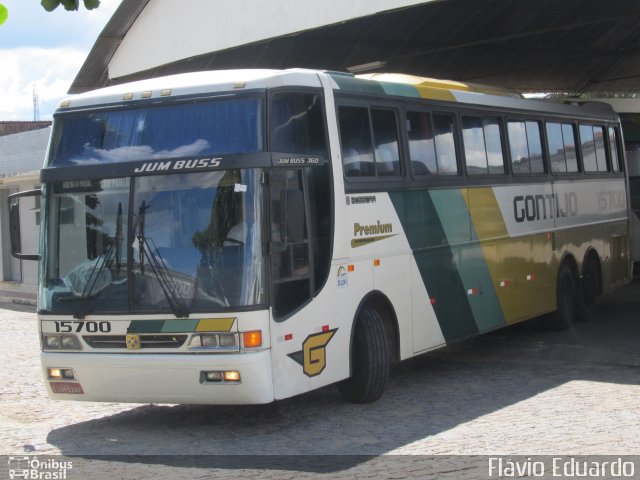 Empresa Gontijo de Transportes 15700 na cidade de Crato, Ceará, Brasil, por Flávio Eduardo. ID da foto: 2344397.