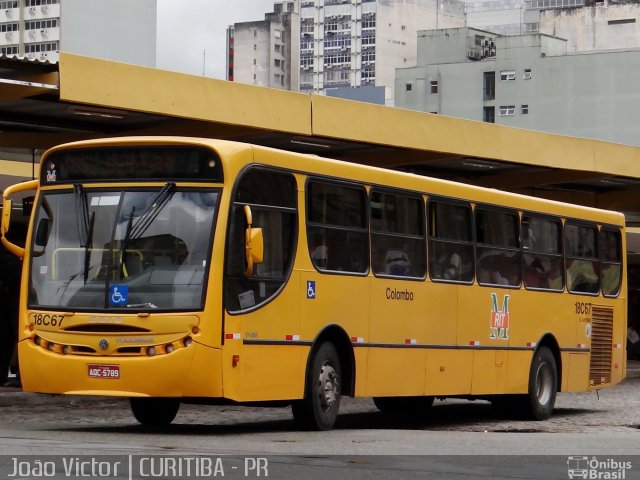Auto Viação Santo Antônio 18C67 na cidade de Curitiba, Paraná, Brasil, por João Victor. Número da foto: #2345077.