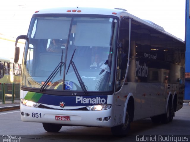 Planalto Transportes 851 na cidade de São José do Rio Preto, São Paulo, Brasil, por Gabriel Rodrigues. Número da foto: #2344944.