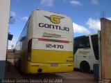 Empresa Gontijo de Transportes 12470 na cidade de Minas Novas, Minas Gerais, Brasil, por Josimar Gomes Simoes. Número da foto: #:id.