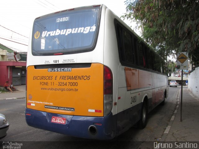 Auto Viação Urubupungá 2480 na cidade de Embu das Artes, São Paulo, Brasil, por Bruno Santino. Número da foto: #2346890.