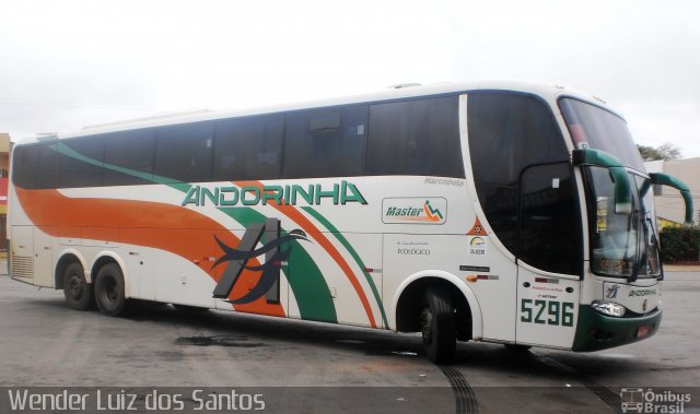 Empresa de Transportes Andorinha 5296 na cidade de Primavera do Leste, Mato Grosso, Brasil, por Wender Luiz dos Santos. ID da foto: 2346529.