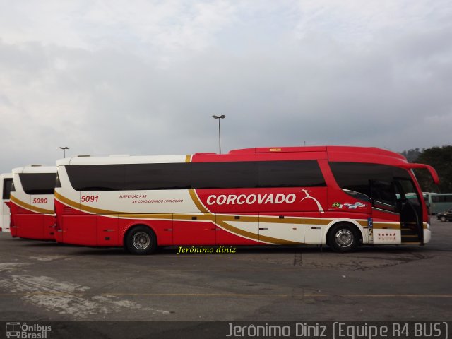 Corcovado Turismo 5091 na cidade de Aparecida, São Paulo, Brasil, por Jerônimo Diniz. Número da foto: #2347541.