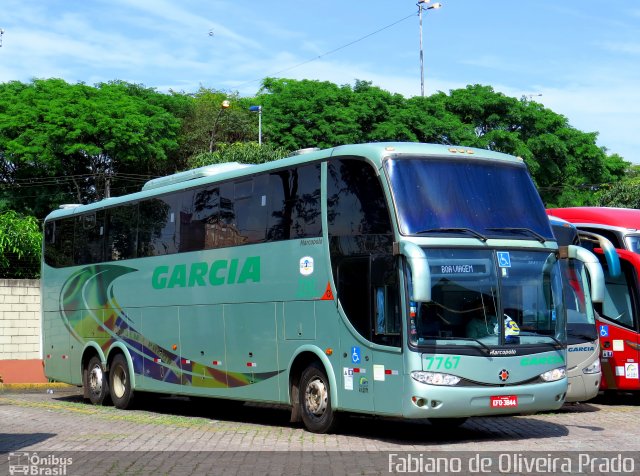 Viação Garcia 7767 na cidade de São Paulo, São Paulo, Brasil, por Fabiano de Oliveira Prado. Número da foto: #2346641.