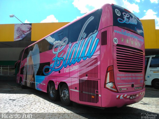 Lidia Turismo 4013 na cidade de Extrema, Minas Gerais, Brasil, por Ricardo Zuin. Número da foto: #2347108.