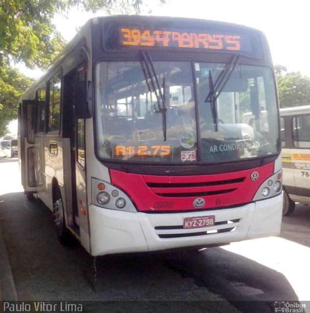 Auto Viação Bangu D58781 na cidade de Rio de Janeiro, Rio de Janeiro, Brasil, por Paulo Vitor Lima. Número da foto: #2348471.