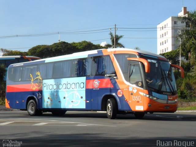 Viação Piracicabana 1350 na cidade de Americana, São Paulo, Brasil, por Ruan Roque. ID da foto: 2349106.